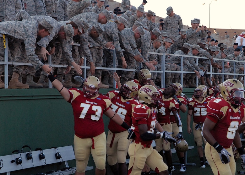 Msu Hosts Military Appreciation Game Sheppard Air Force Base
