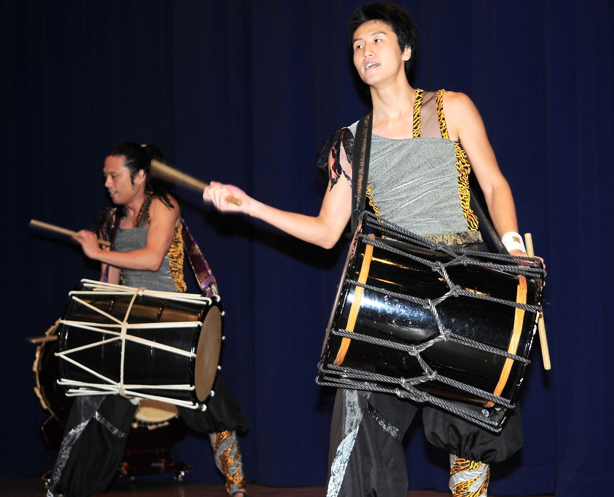 YOKOTA AIR BASE, Japan -- The Taiko Drummers preformed at Yokota's Air Force Ball here Sept. 18.  The performance was just one of the evening's activities held in honor of the U.S. Air Force's 63rd birthday.(U.S. Air Force photo by Staff Sgt. Stacy Moless)