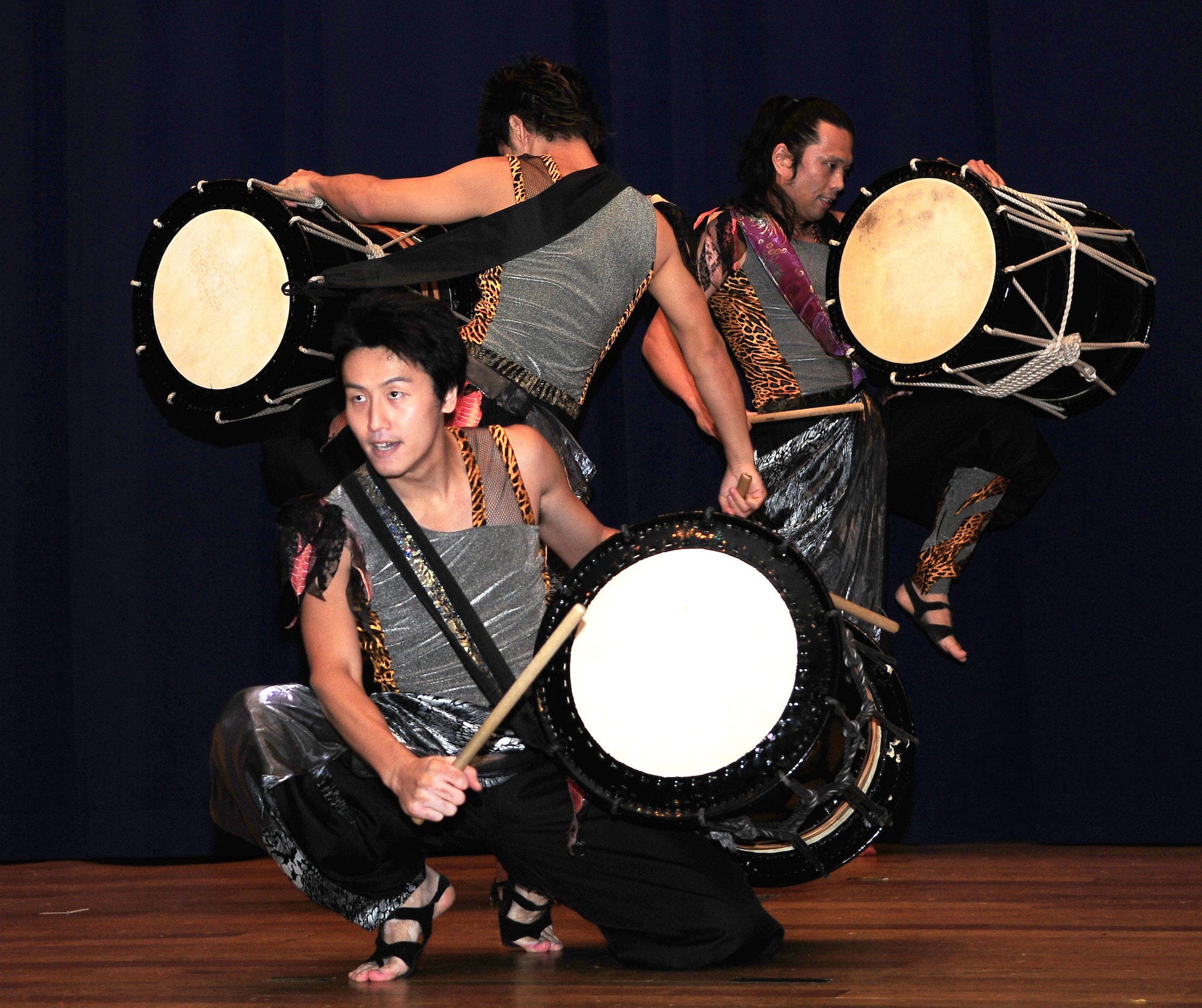 YOKOTA AIR BASE, Japan -- The Taiko Drummers preformed at Yokota's Air Force Ball here Sept. 18.  The performance was just one of the evening's activities held in honor of the U.S. Air Force's 63rd birthday.(U.S. Air Force photo by Staff Sgt. Stacy Moless)
