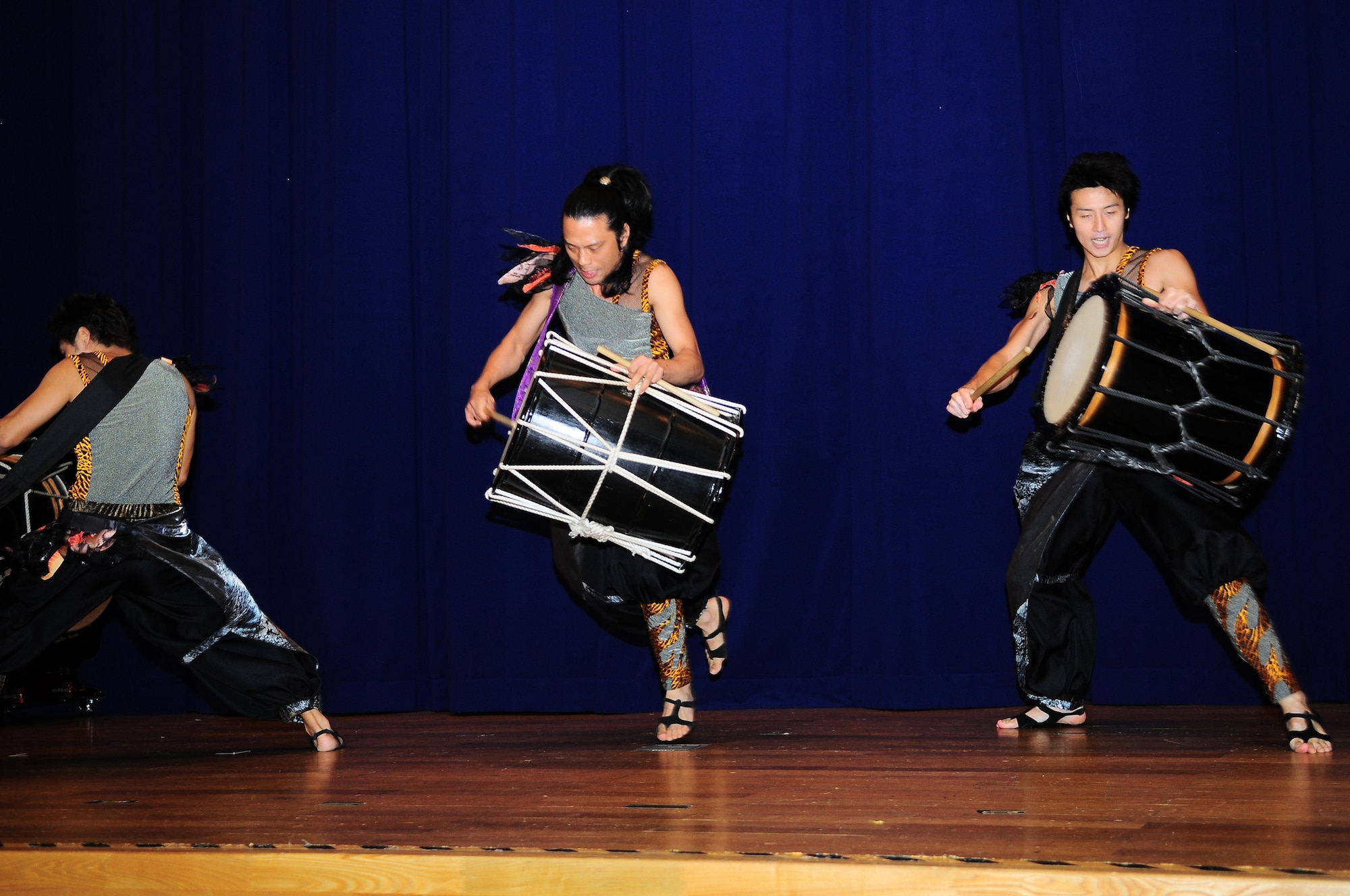 YOKOTA AIR BASE, Japan -- The Taiko Drummers preformed at Yokota's Air Force Ball here Sept. 18.  The performance was just one of the evening's activities held in honor of the U.S. Air Force's 63rd birthday.(U.S. Air Force photo by Staff Sgt. Stacy Moless)