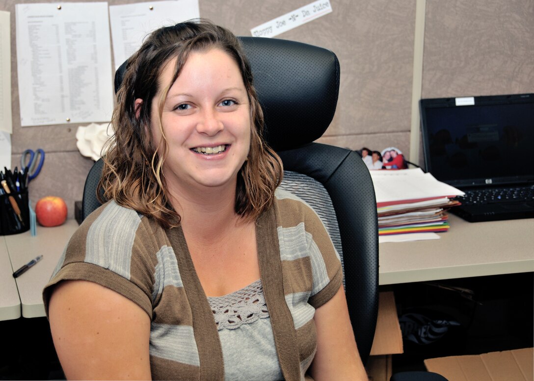 Tech Sgt. Rebecca Hucknall is the AFRC Medical Air Reserve Technician NCO of 2009 September 23, 2010, Niagara Falls Air Reserve Station Niagara Falls, NY. Hucknall worked as a Health Services Management Air Reserve Technician for the 914th Aero Patient Staging Squadron at Niagara Falls Air Reserve Station, New York. (U.S Air Force photo by Staff Sgt. Joseph McKee) 
