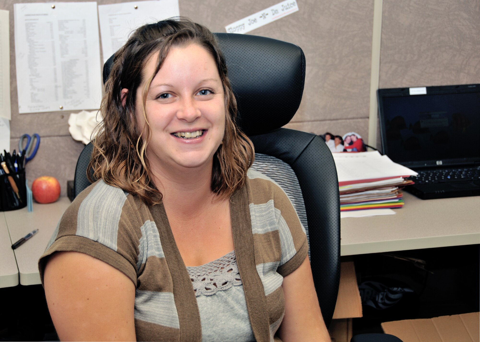Tech Sgt. Rebecca Hucknall is the AFRC Medical Air Reserve Technician NCO of 2009 September 23, 2010, Niagara Falls Air Reserve Station Niagara Falls, NY. Hucknall worked as a Health Services Management Air Reserve Technician for the 914th Aero Patient Staging Squadron at Niagara Falls Air Reserve Station, New York. (U.S Air Force photo by Staff Sgt. Joseph McKee) 