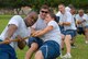 Airmen from the 42nd Air Base Wing test their strength in a tug-of-war competition at last year's Wingman Safety Day. This year's Wingman Safety Day takes place Oct. 1 and will kick-off at 8 a.m. with a commander's call. Following the call, on- and off-base agencies will have booths set up at the base clinic parking lot until 4 p.m. Agencies taking part include the fire department, public health, Mothers Against Drunk Drivers, Montgomery County Sheriff's Department DUI/Drug program, Alabama Department of Health and various Maxwell-Gunter assistance agencies. The event is open to all base personnel. For more information, call the wing safety office at 953-2001. (Air Force photo/Jamie Pitcher)