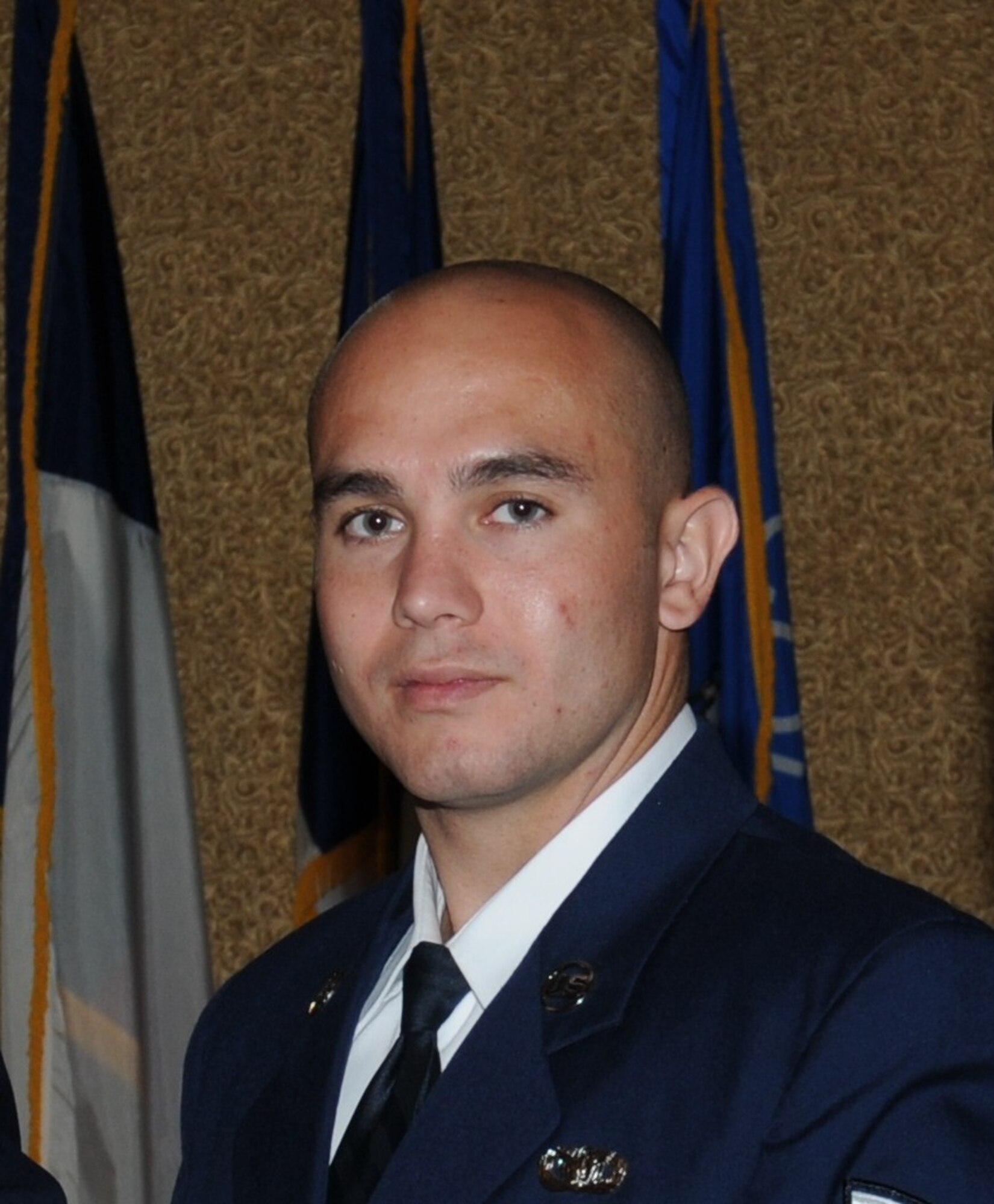 Class 10-7 Airman Leadership School graduate Staff Sergeant Thomas Golacinski, 14th Security Forces Squadron.