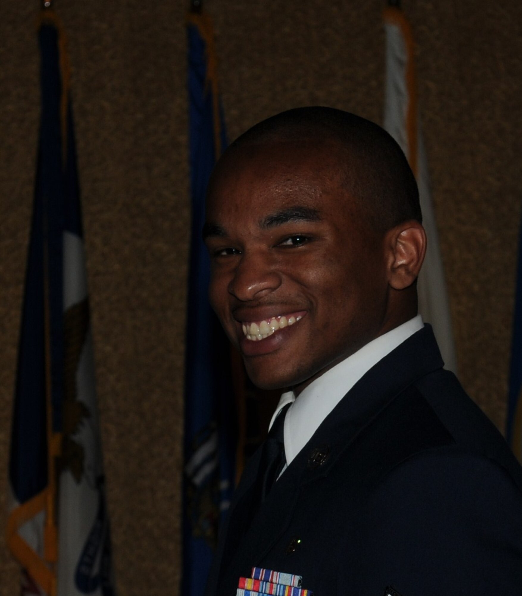 Class 10-7 Airman Leadership School graduate Senior Airman Terrell Hannah, 14th Medical Support Squadron.