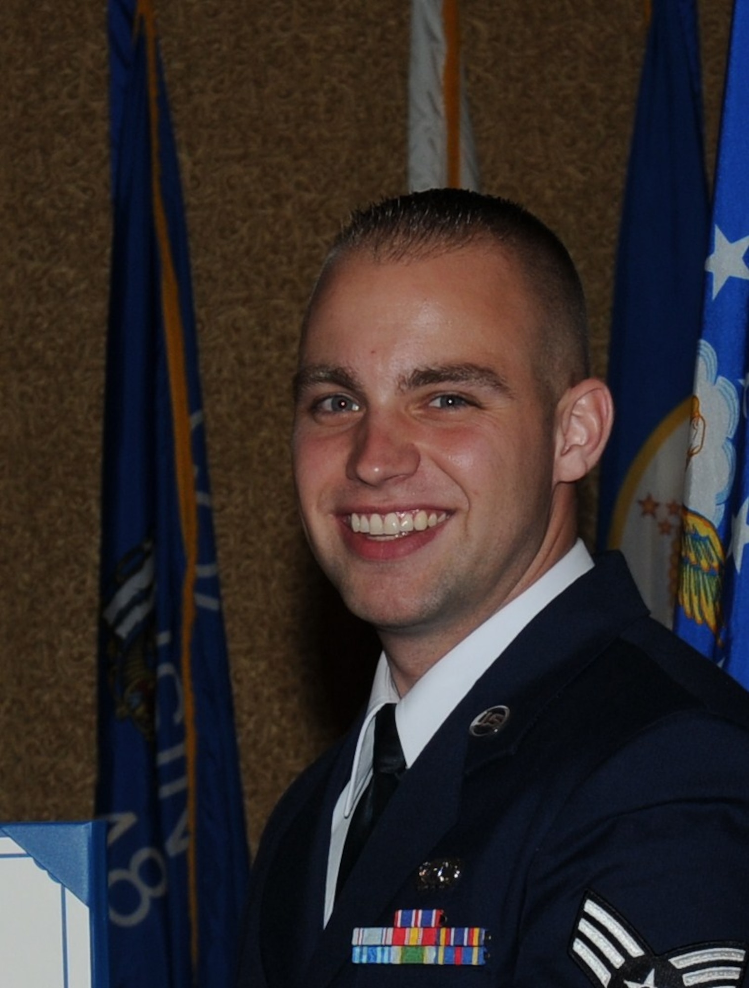 Class 10-7 Airman Leadership School graduate Senior Airman Michael Durkin, 14th Operations Support Squadron.