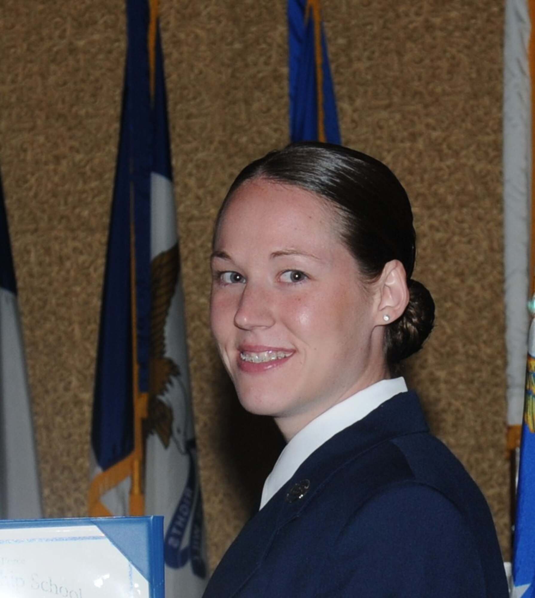 Class 10-7 Airman Leadership School graduate Senior Airman Katie Smith, 14th Operations Support Squadron.