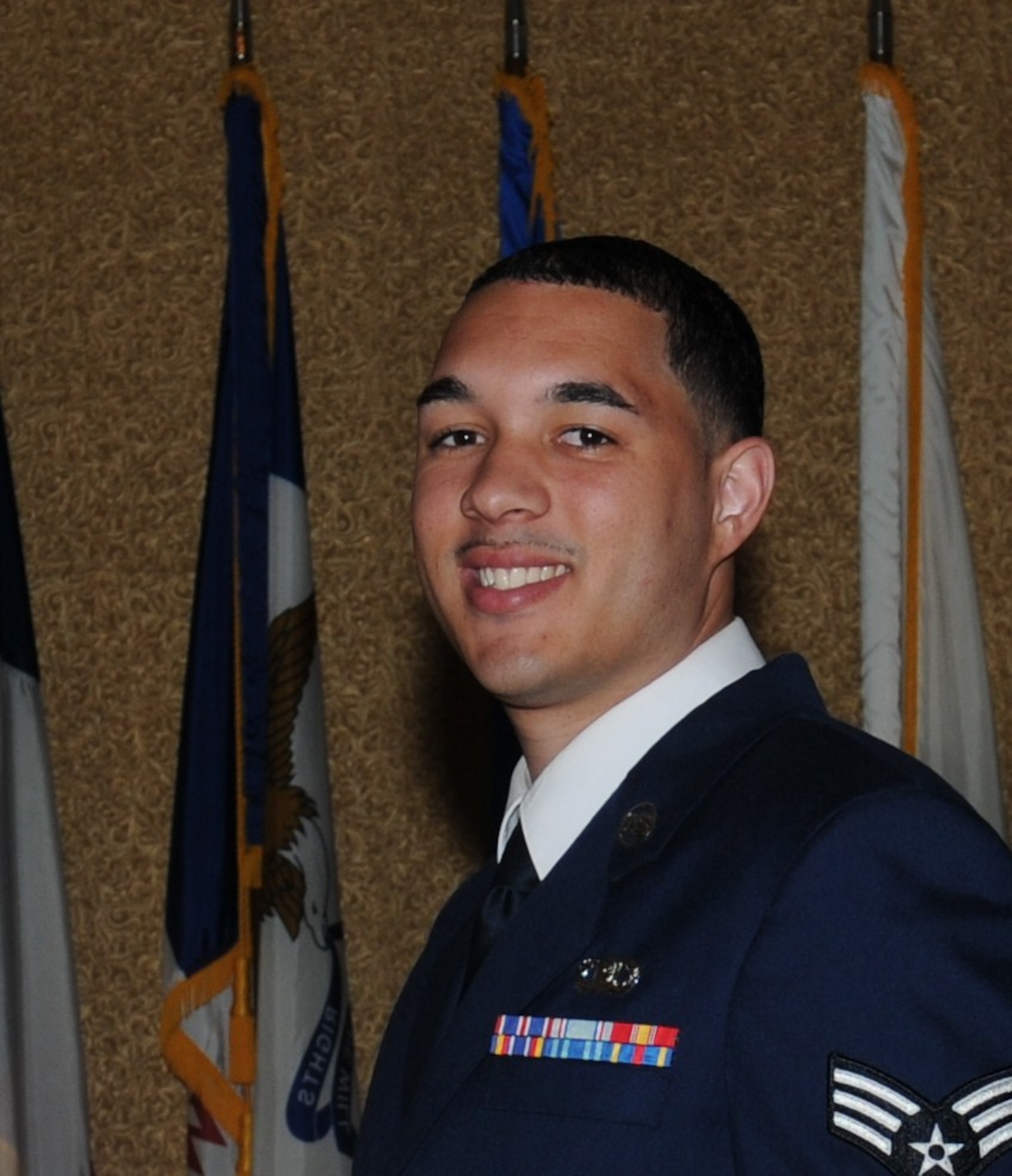 Class 10-7 Airman Leadership School graduate Senior Airman Eugene Brown, 14th Operations Support Squadron.