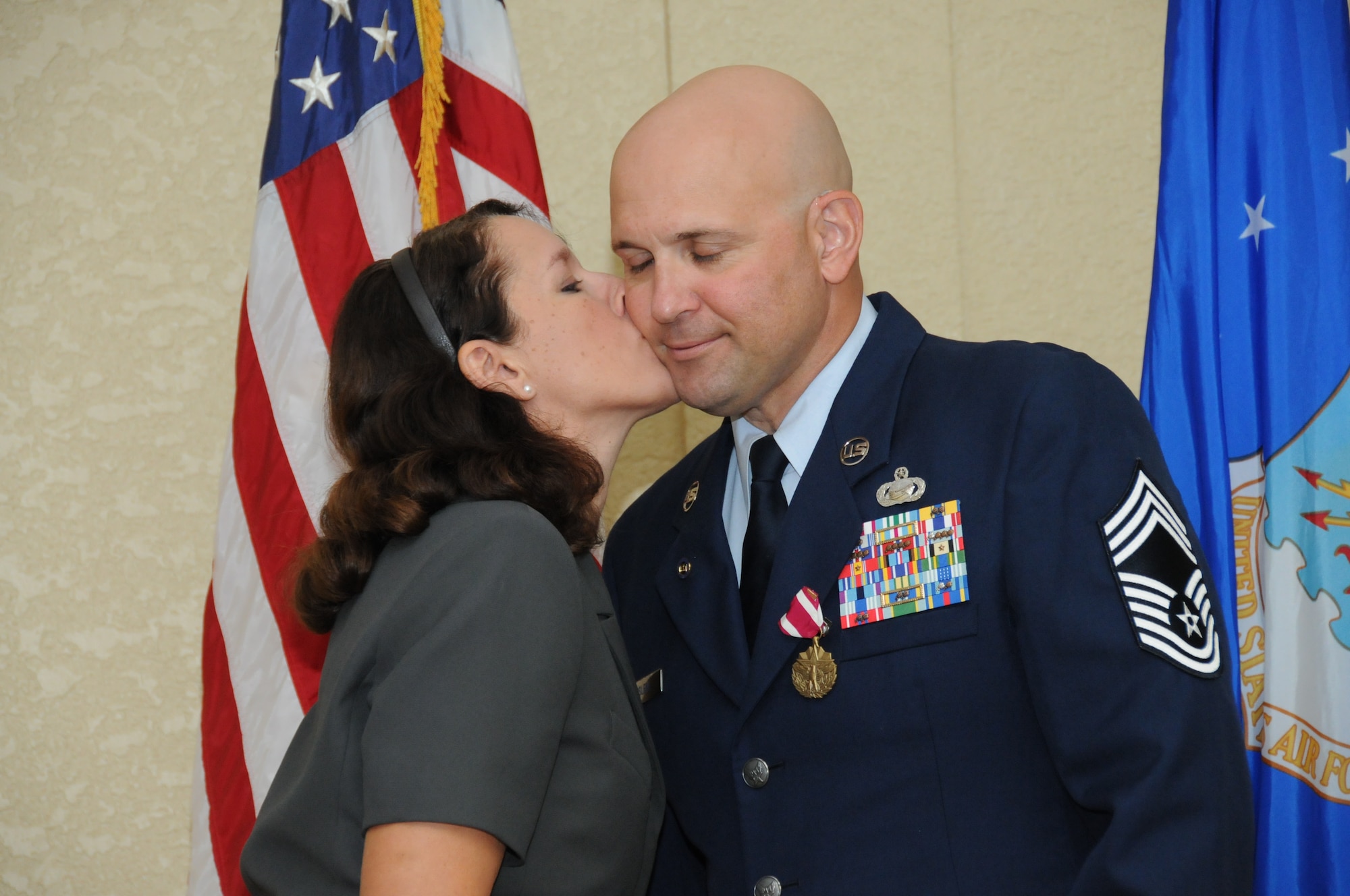 The Orslenes have been married for 11 years.  (U.S. Air Force photo by Kemberly Groue)