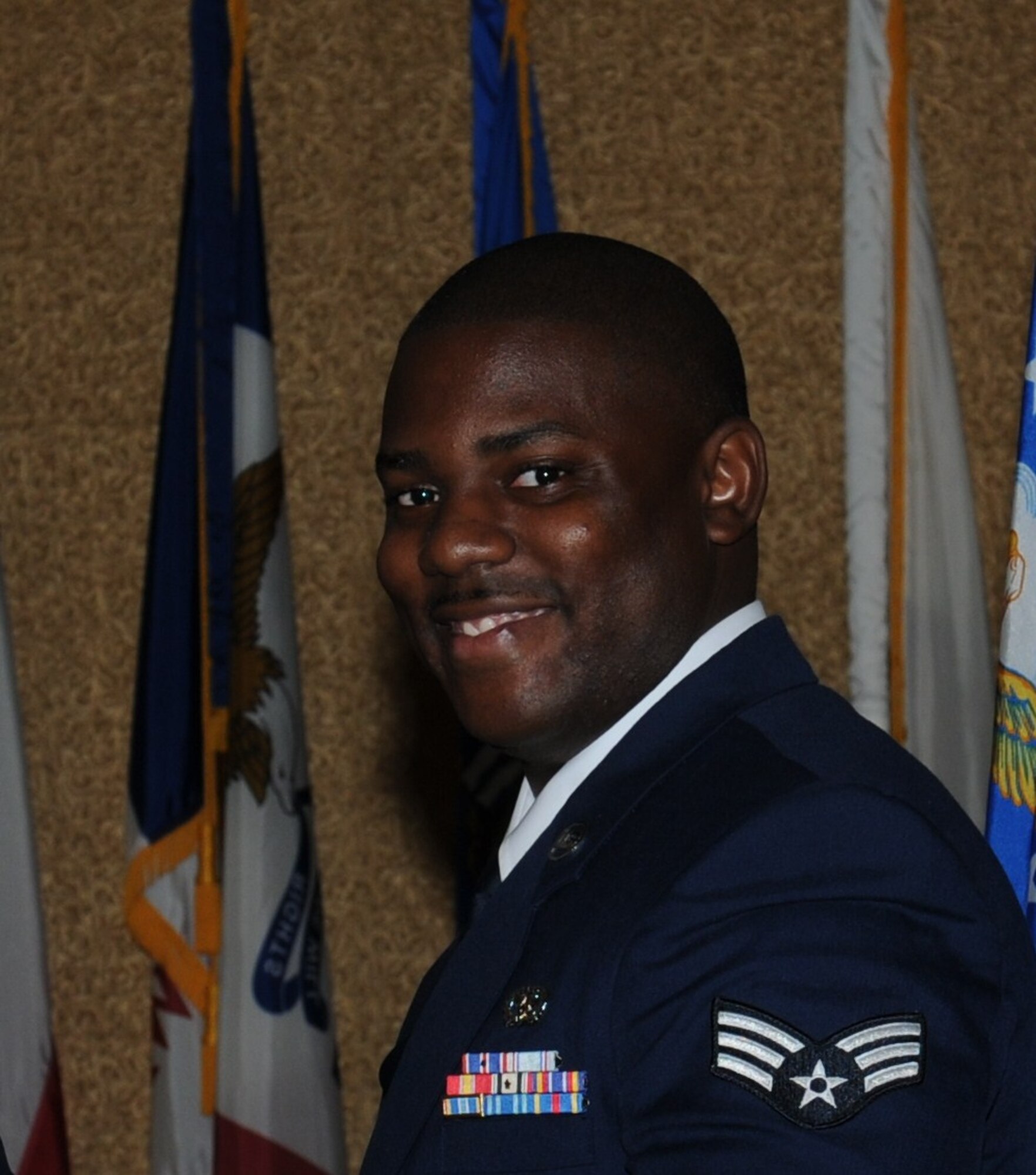 Class 10-7 Airman Leadership School graduate Senior Airman Derek Ramsey, 14th Civil Engineering Squadron.