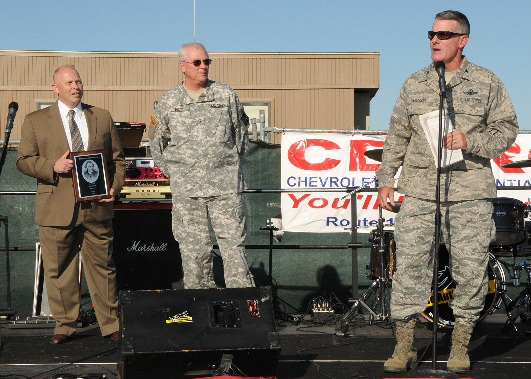 Mr Al Cerrone Founding Sponsor Of The RI National Guard Open House 