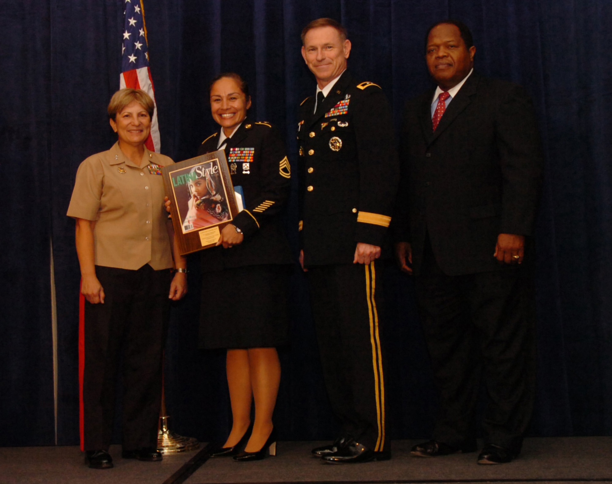 Latino military members