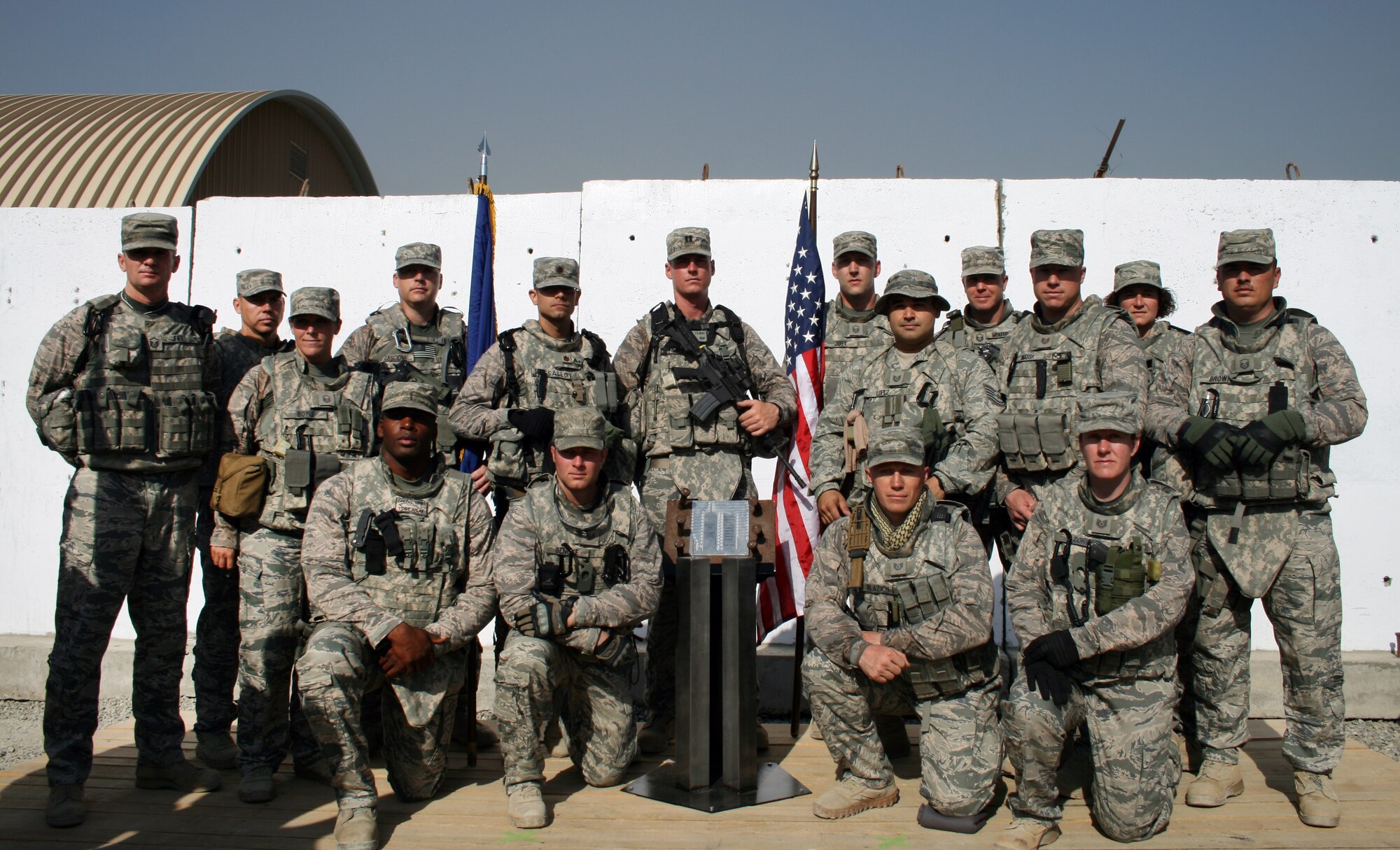 100924-F-8476C-004 KABUL, Afghanistan - NATO Air Training Command- Afghanistan personnel alongside NATO and civilian partners participate in the "Tunnel to Towers run/walk race on Sep. 24, 2010. The race was held on the International Security Assistance Force and Afghan Air Force base in Kabul, Afghanistan. The race is to commemorate the arduous run made by New York City Firefighter Stephen Siller, who during the events of 9/11 picked up his gear weighing 75 pounds and ran to the twin towers nearly three miles away and perished alongside his fellow firefighters in the attempt to save lives. After the race a piece of steel was placed in a memorial on the grounds of the AAF base where it will stay until the last American leaves Afghanistan. (US Air Force photo by Capt. Israel Camacho/ RELEASED).