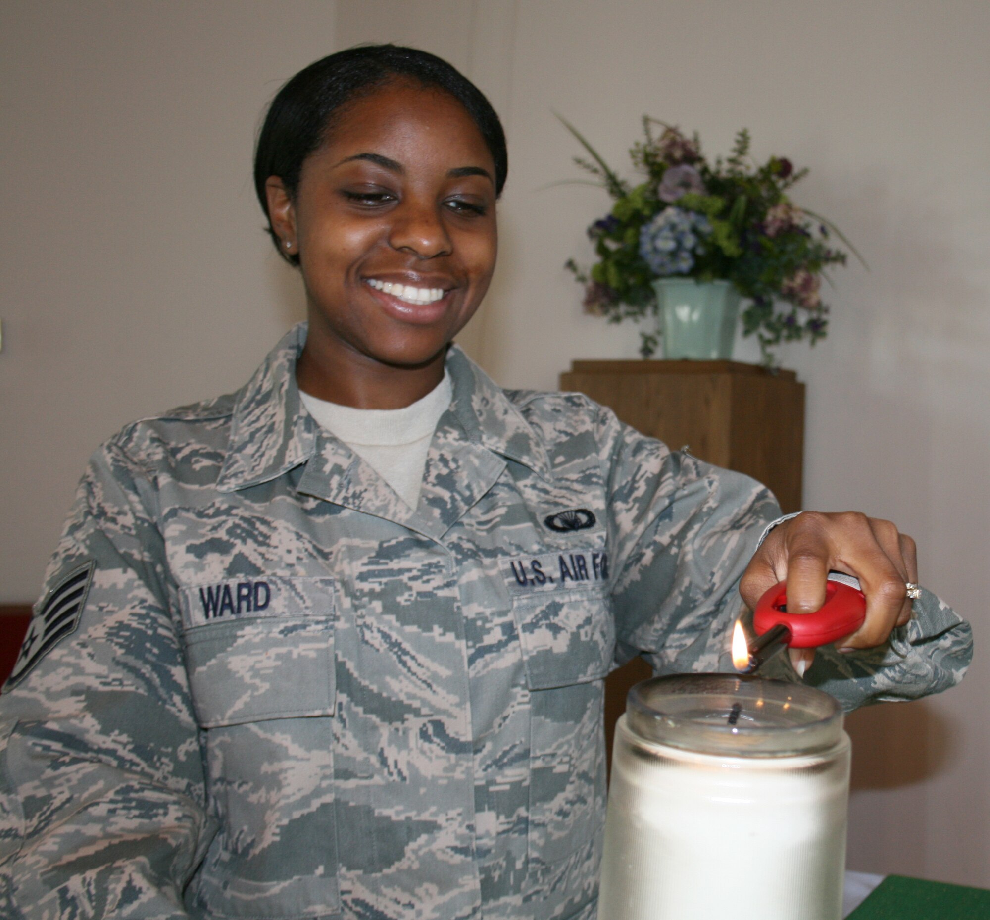 SPANGDAHLEM AIR BASE, Germany – Staff Sgt. Angela Ward, 470th Air Base Squadron Chapel chaplain assistant, is the 52nd Fighter Wing Top Saber Performer for the week of Sep. 24-30. (U.S. Air Force courtesy photo)