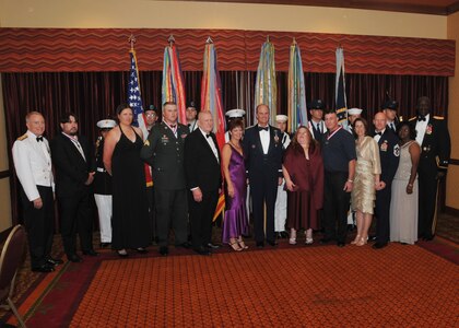 USSTRATCOM leadership and attendees of the 2010 USSTRATCOM Birthday Ball at the 2010 USSTRATCOM Birthday Ball, held September 24th, at the Embassy Suites hotel in La Vista, Neb. This annual event celebrates the creation of U.S. Strategic Command. This year&#039;s featured speaker was Gene Kranz, NASA Flight Control Director and Presidential Medal of Freedom Recipient.<br><br>For more information on the Birthday Ball you can visit the <a href="http://sites.google.com/site/birthdayball/Home">USSTRATCOM Birthday Ball homepage</a>.