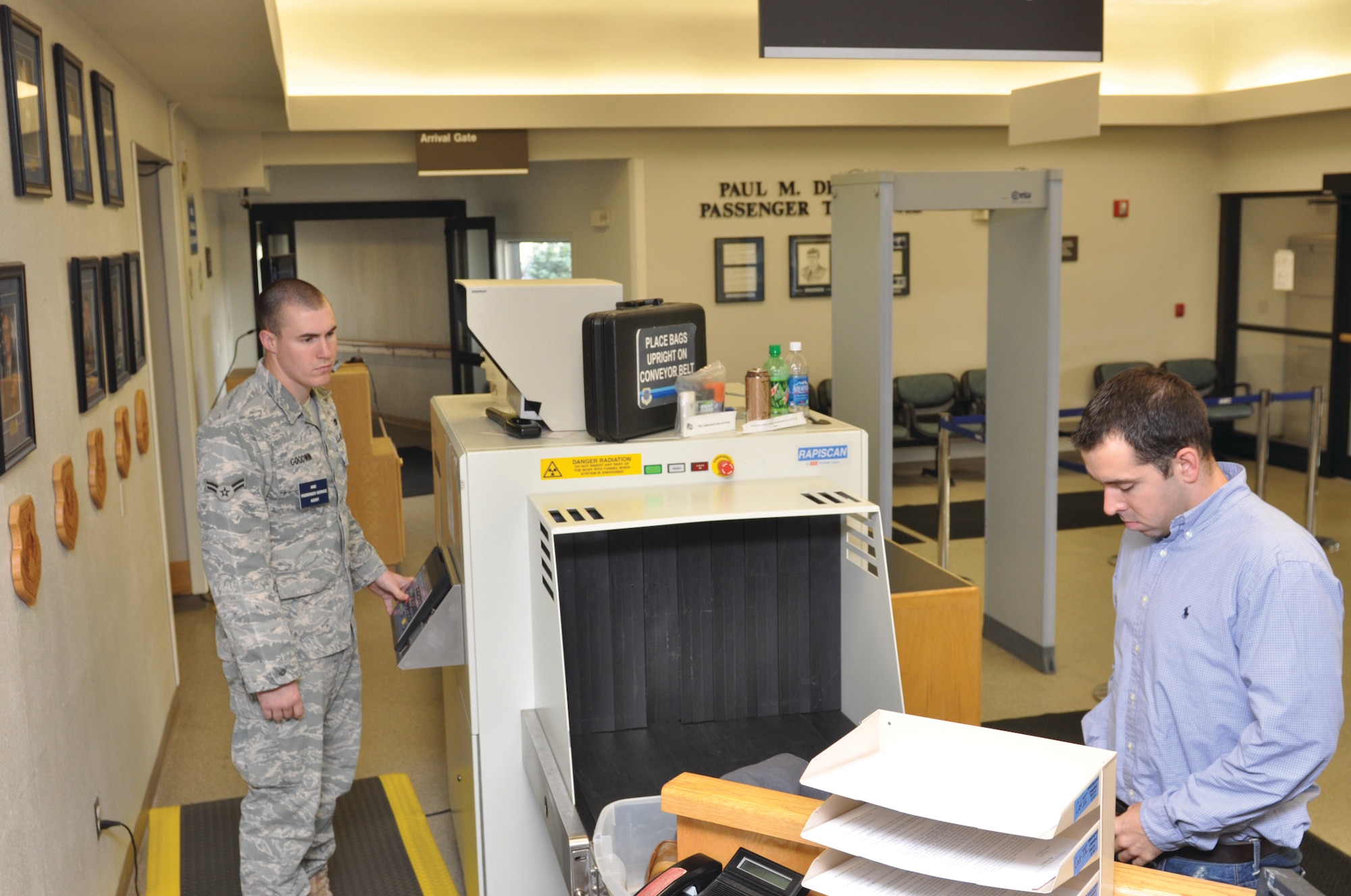 Air Force Col. Robert D. Evans, JBER/673d Air Base Wing commander, speaks at the opening ceremony for the new Professional Military Education center, Monday. (Photo by Luke Waack/JBER PAO)