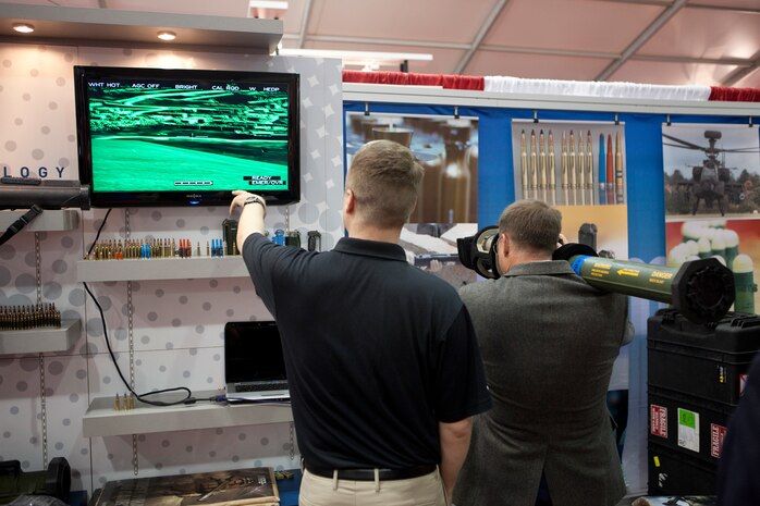 More than 400 vendors displayed their products at the Modern Day Marine Exposition Sept. 28-30, 2010, at Marine Corps Base, Quantico, Va. Among the vendors was Nammo Tally Inc., they were displaying a shoulder-launched munitions system called the Serpent.