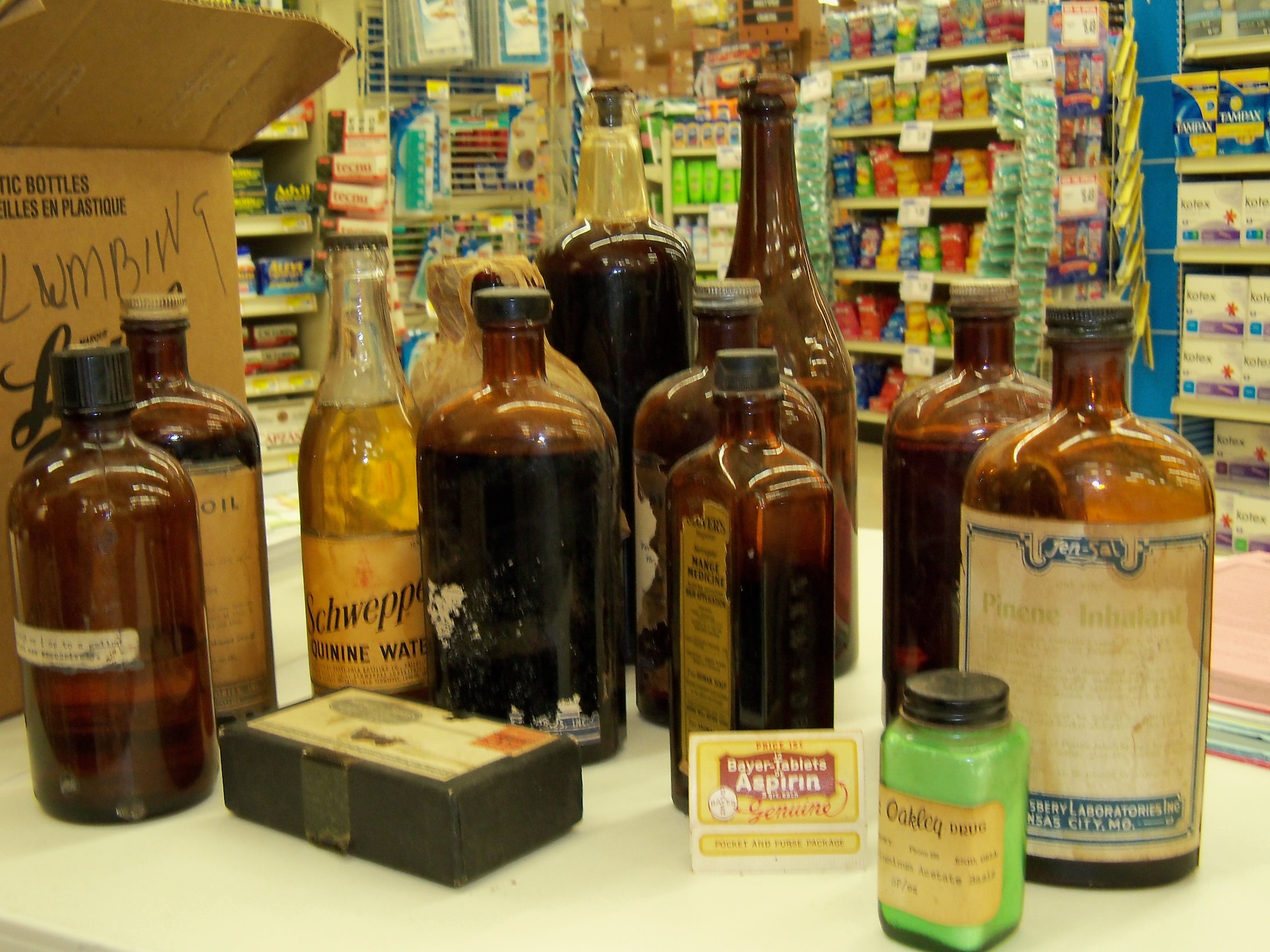 The Vance Drug Drive conducted on 25 September 2010, collected a varied assortment of expired medication. (US Air Force Photo)