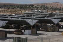 Newly installed solar panels on buildings 1801-1805 and 1210, power the entire 1st Tank Battalion compound. The panels produce renewable energy which helps the base not only go green, but contribute to the self-sufficiency of the base.