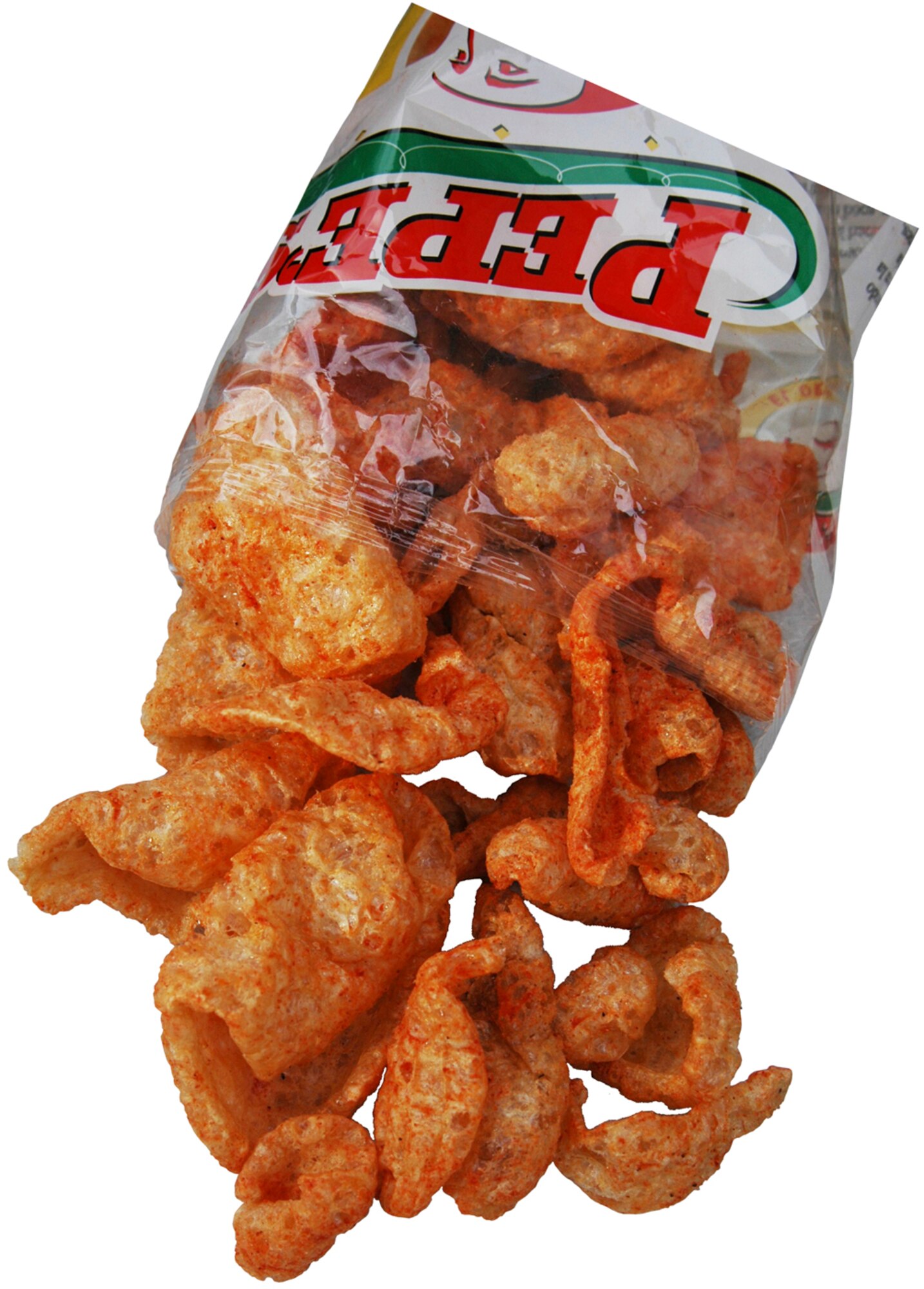 Another bizarre case of distracted driving ... a bag of pork rinds (photo by Timothy Barela)