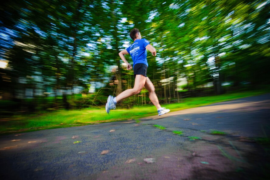 Suffering from severe asthma as a kid, Lt. Col. Amanda Preble hasn?t let that stop her from logging some 2,600 miles in marathons.

(Photo by TSgt Samuel Bendet)