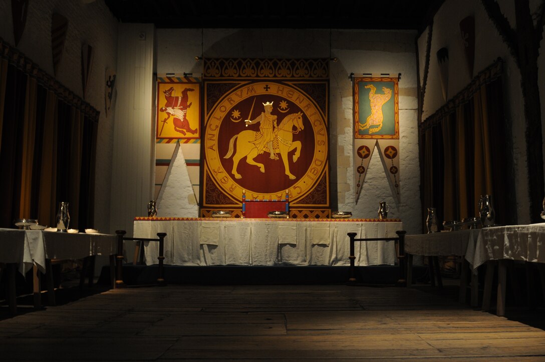 DOVER, England – The guest hall in the Great Tower at Dover Castle was used by King Henry II to dine his guests. Participants in an RAF Lakenheath Information Tickets and Travel trip went to Dover Castle on March 26, 2011. (U.S. Air Force photo/Staff Sgt. Stephen Linch)