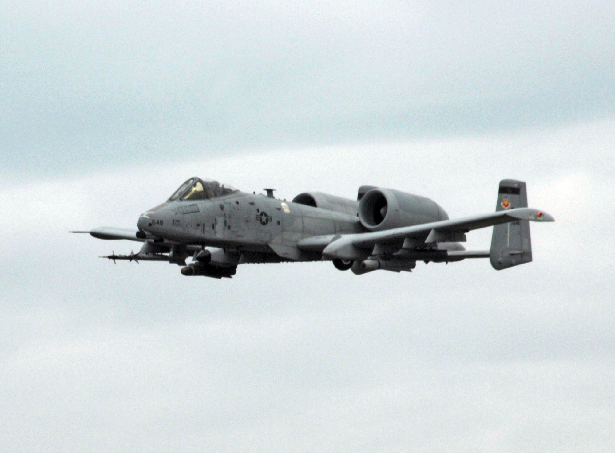An A-10 Thunderbolt II, like the one shown here, crashed April 1, 2011, near Wittlich, Germany.  (U.S. Air Force photo/Staff Sgt. Jake Richmond)