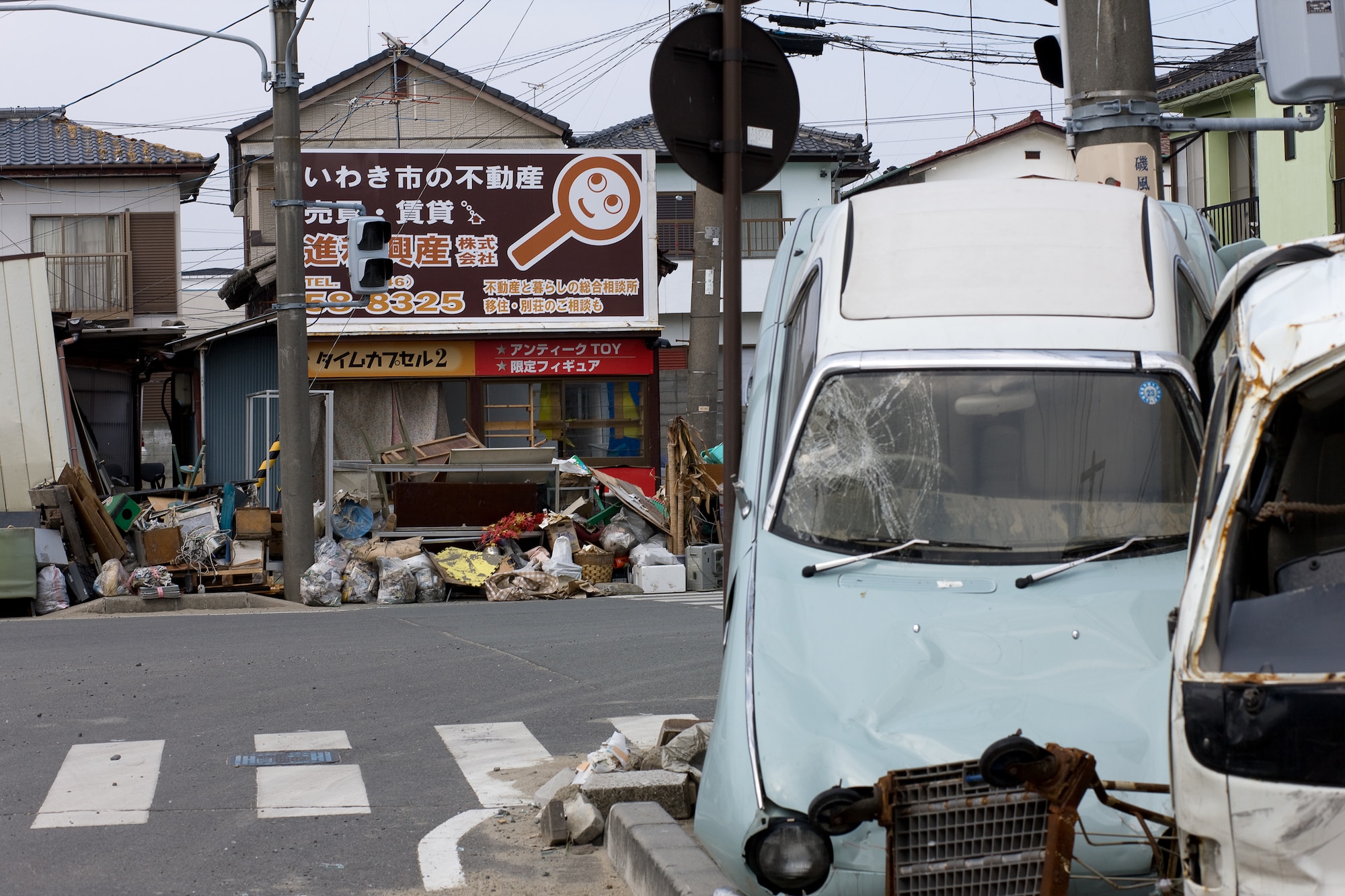 ONAHAMA, Japan -- The March 11 earthquake and tsunami devastated the port city of Onahama in Fukushima Prefecture as this March 29, 2011, photo depicts. Despite the efforts of Japanese and American civilian and military members, much work remains to be done. The U.S. Forces Japan response is part of a broader U.S. government effort to support Japan's request for humanitarian assistance. This effort includes coordination by the U.S. Department of State and U.S. Agency for International Development, in constant consultation with Japanese authorities and U.S. Pacific Command. (U.S. Air Force photo/Osakabe Yasuo)