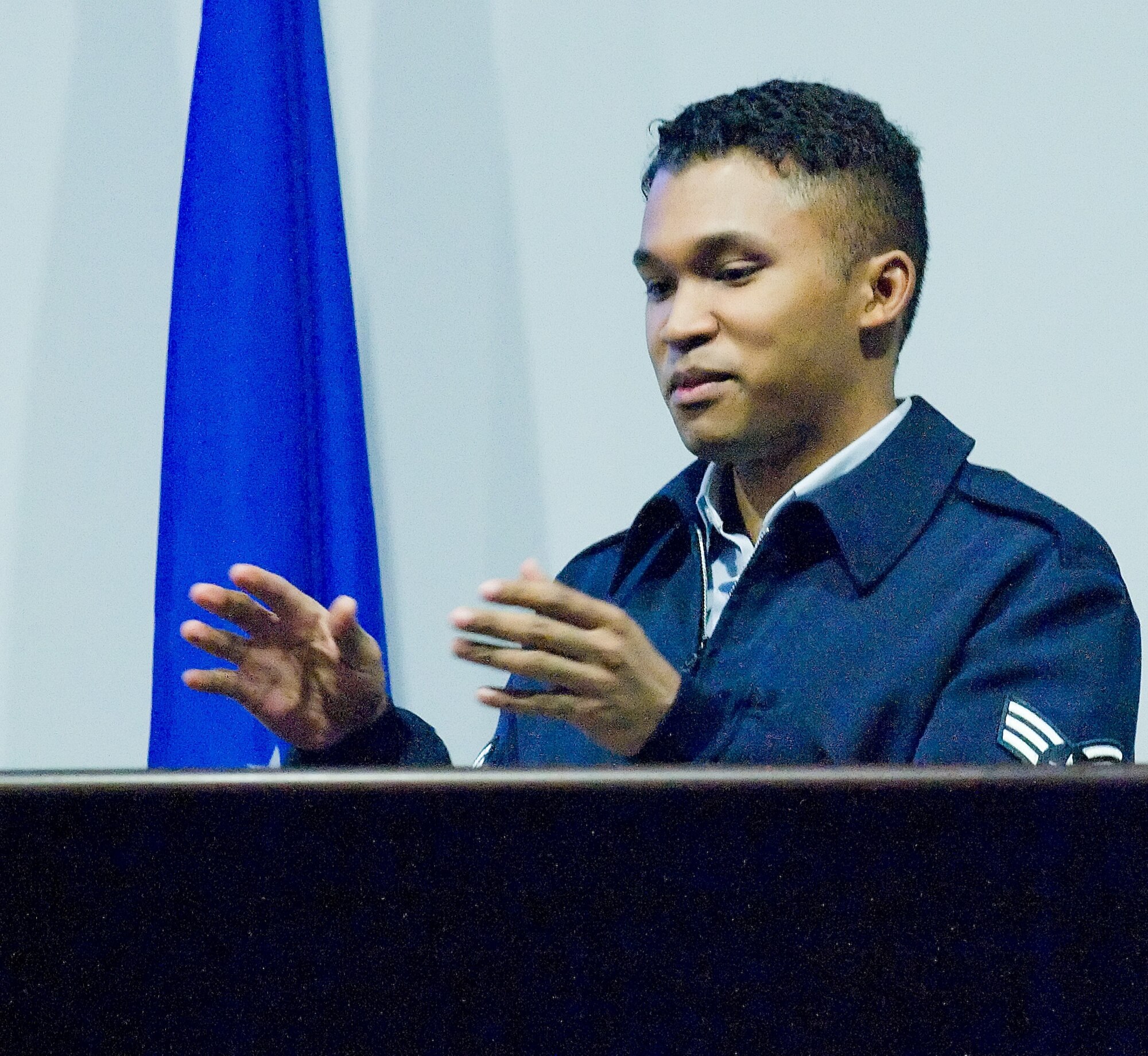 Senior Airman Lance Jasper, Airman of the Week July 11, 2011. (U.S. Air Force photo by Airman 1st Class Jacob Morgan)