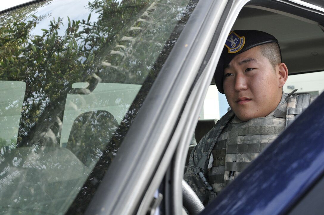 Senior Airman Jason Pak, 129th Security Forces Squadron, is featured as the April 2011 Portrait of a Professional. (Air National Guard photo by Staff Sgt. Kim Ramirez)