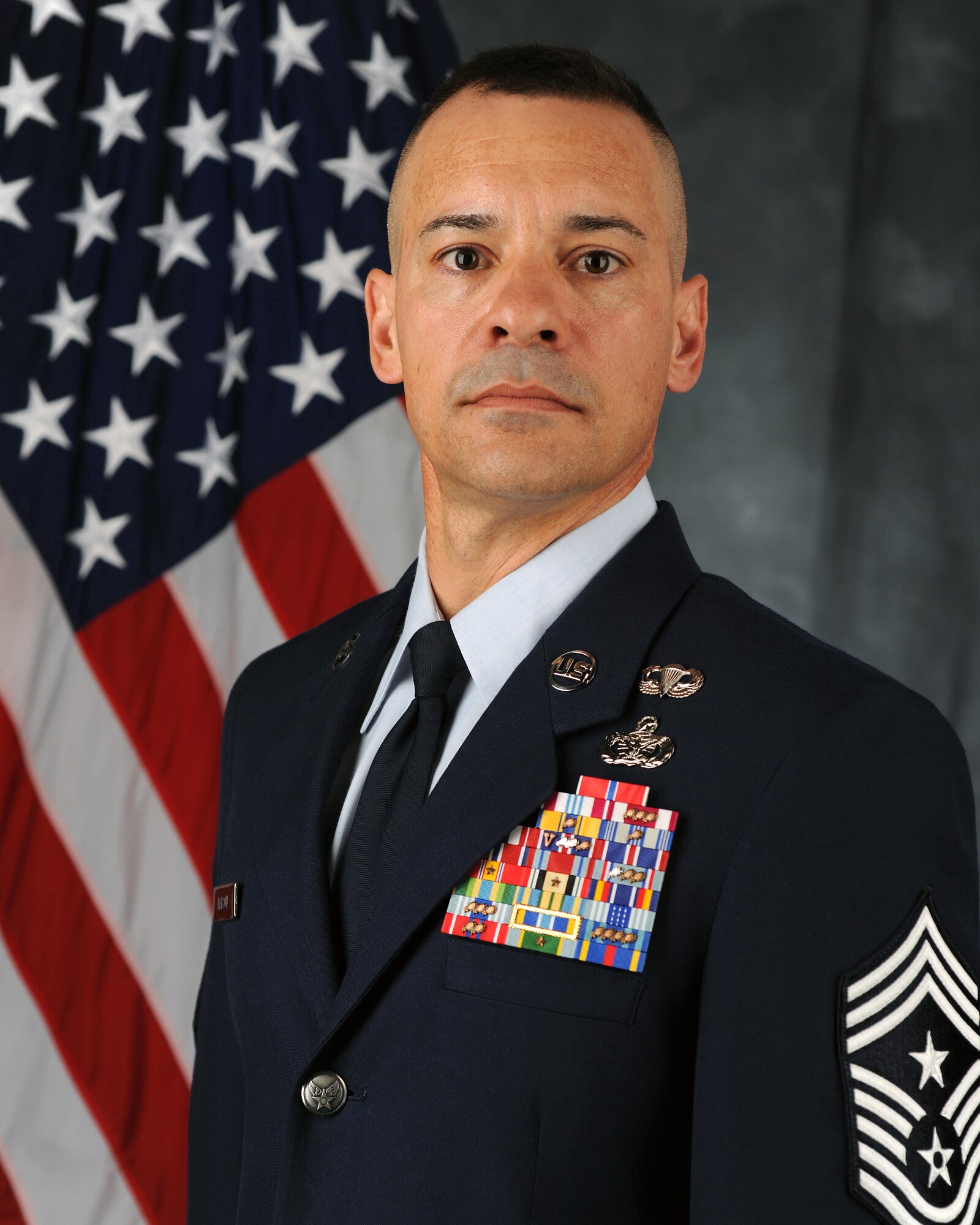 Chief Master Sgt. Mark Marson, 314th Airlift Wing command chief
