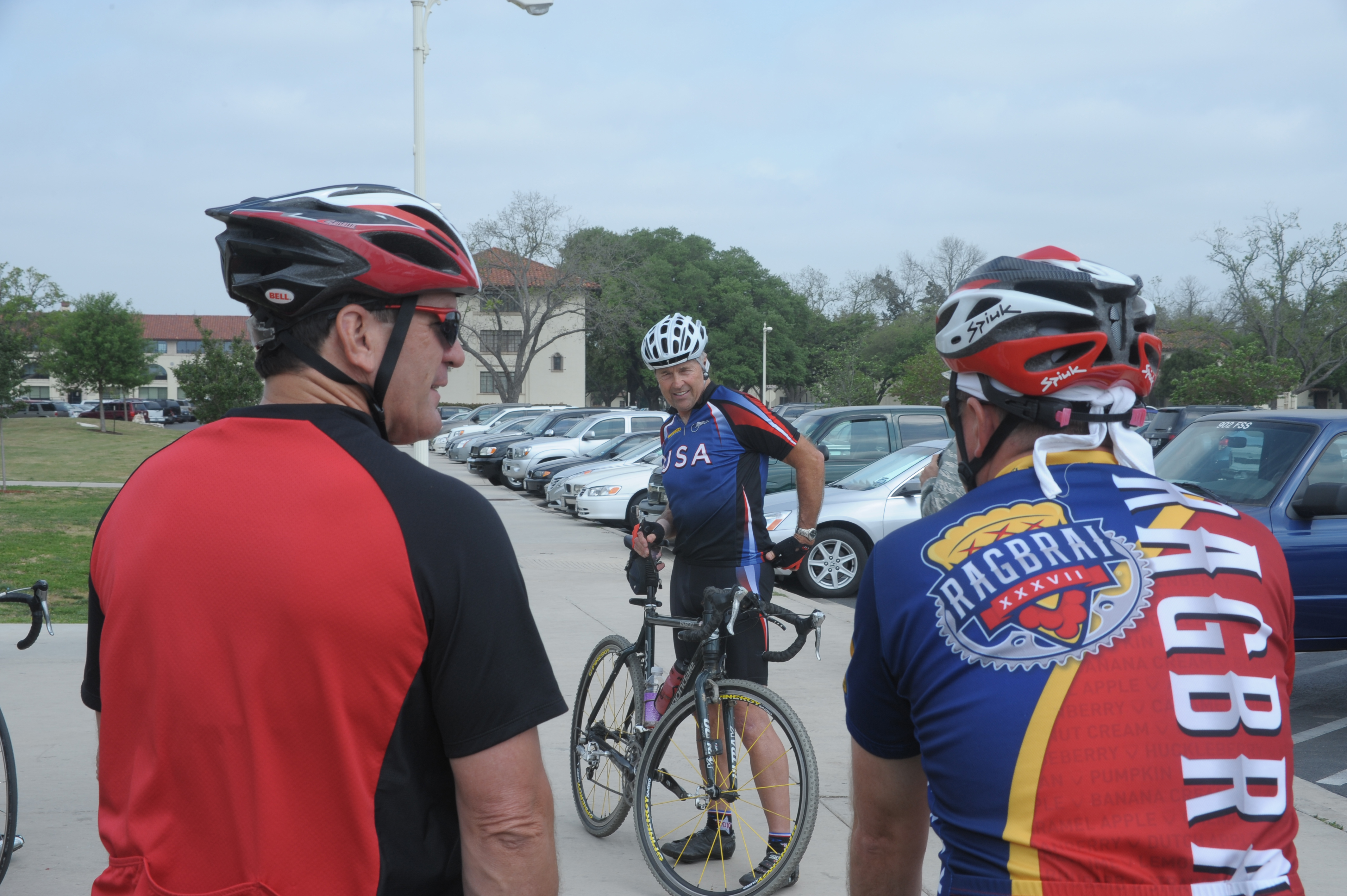 Road training bike ride