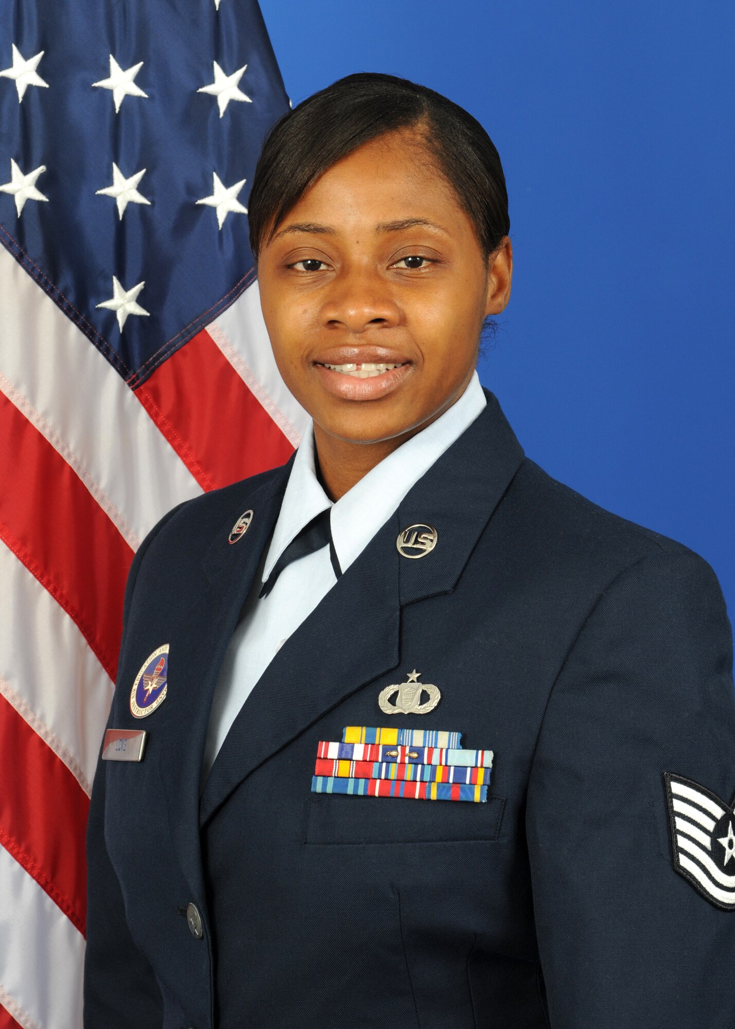 Outstanding Air Force aviation resource management award —Tech. Sgt. Betty Love, 334th Training Squadron aviation resource management instructor.  (U.S. Air Force photo)