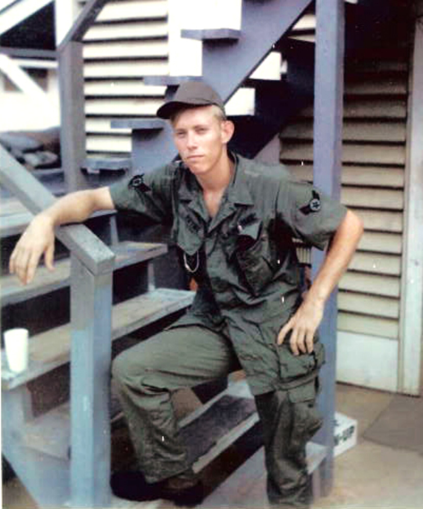 A young Ken Payne, now a master sergeant and Air Force Reservist in the 419th Fighter Wing, during his year-long deployment to Vietnam from 1971-72. (Courtesy photo)