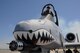 A ground crew member of the Air Combat Command A-10 Demo Team from Moody Air Force Base, Ga. tends to his 