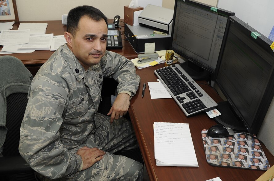 U.S. Air Force Lt. Col. Tony Jarry, Command Post chief with the 35th Fighter Wing from Misawa Air Base, and a Phenix City, Ala.-native, oversees command post operations. 