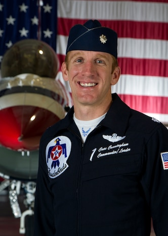 Lt. Col. Case Cunningham, Thunderbirds Commander/Leader