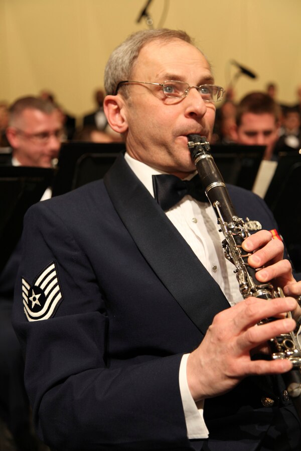 TSgt David Lenckos performs with the Band of the Midwest at the 2011 IMEA Opening Gala Concert