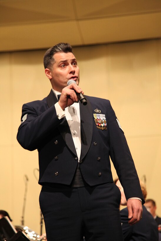 TSgt Doug Mattsey sings "Bring Him Home" with the Band of the Midwest at the 2011 IMEA Opening Gala Concert