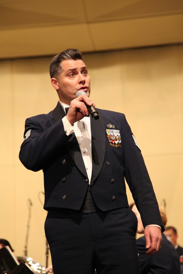 TSgt Doug Mattsey sings "Bring Him Home" with the Band of the Midwest at the 2011 IMEA Opening Gala Concert