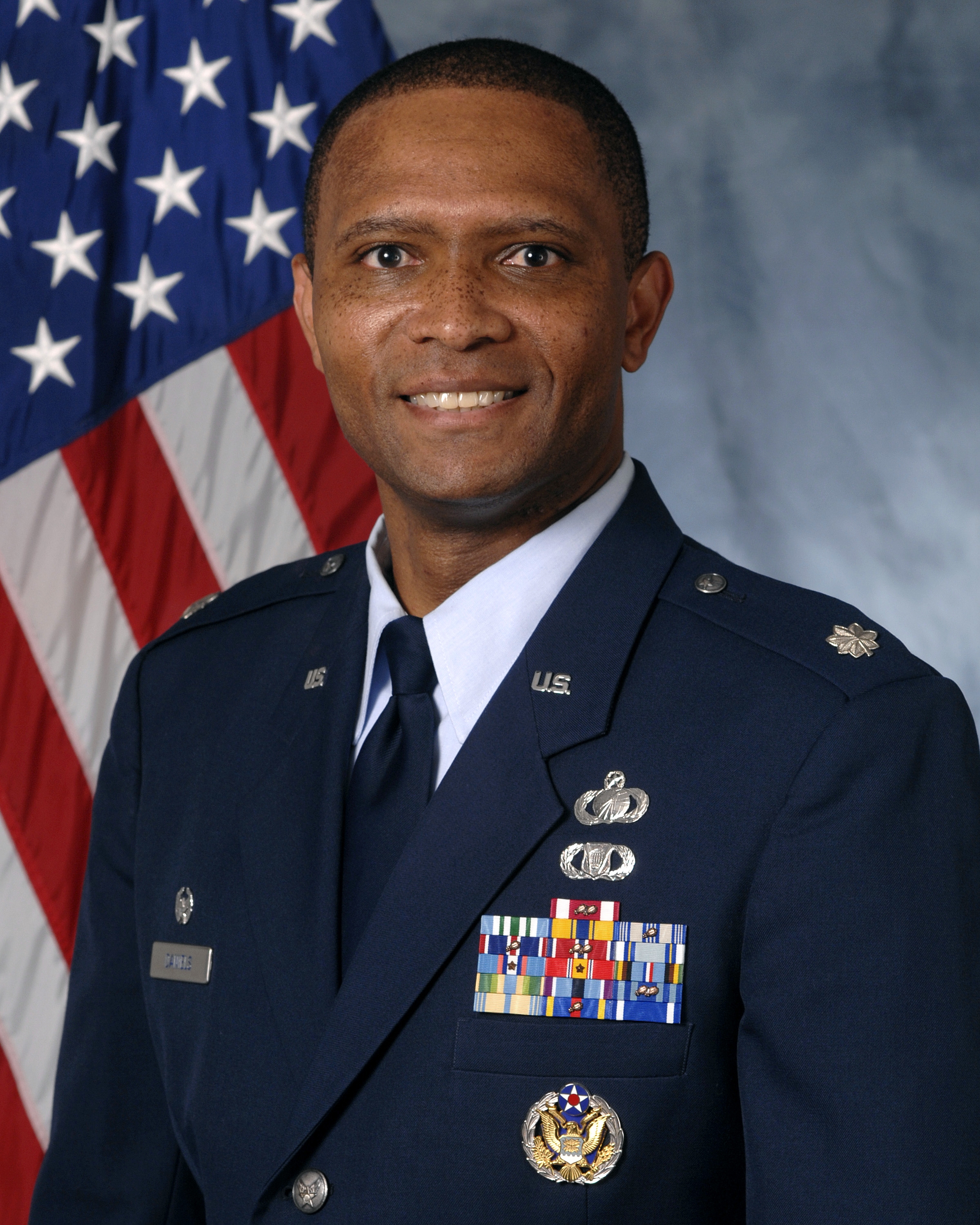 Lt Col Christopher Daniels 11th Contracting Squadron commander