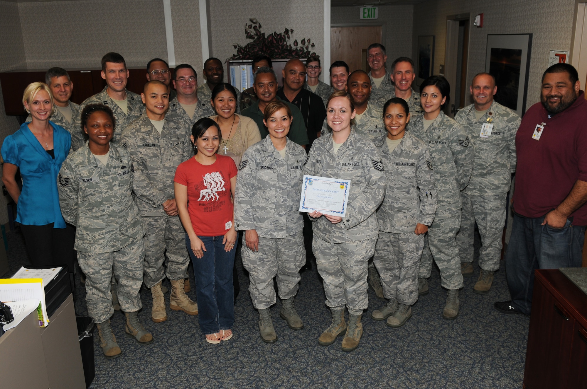 Andersen's Best: Tech. Sgt. Jamie Brewer, 36th Medical Group Commander ...