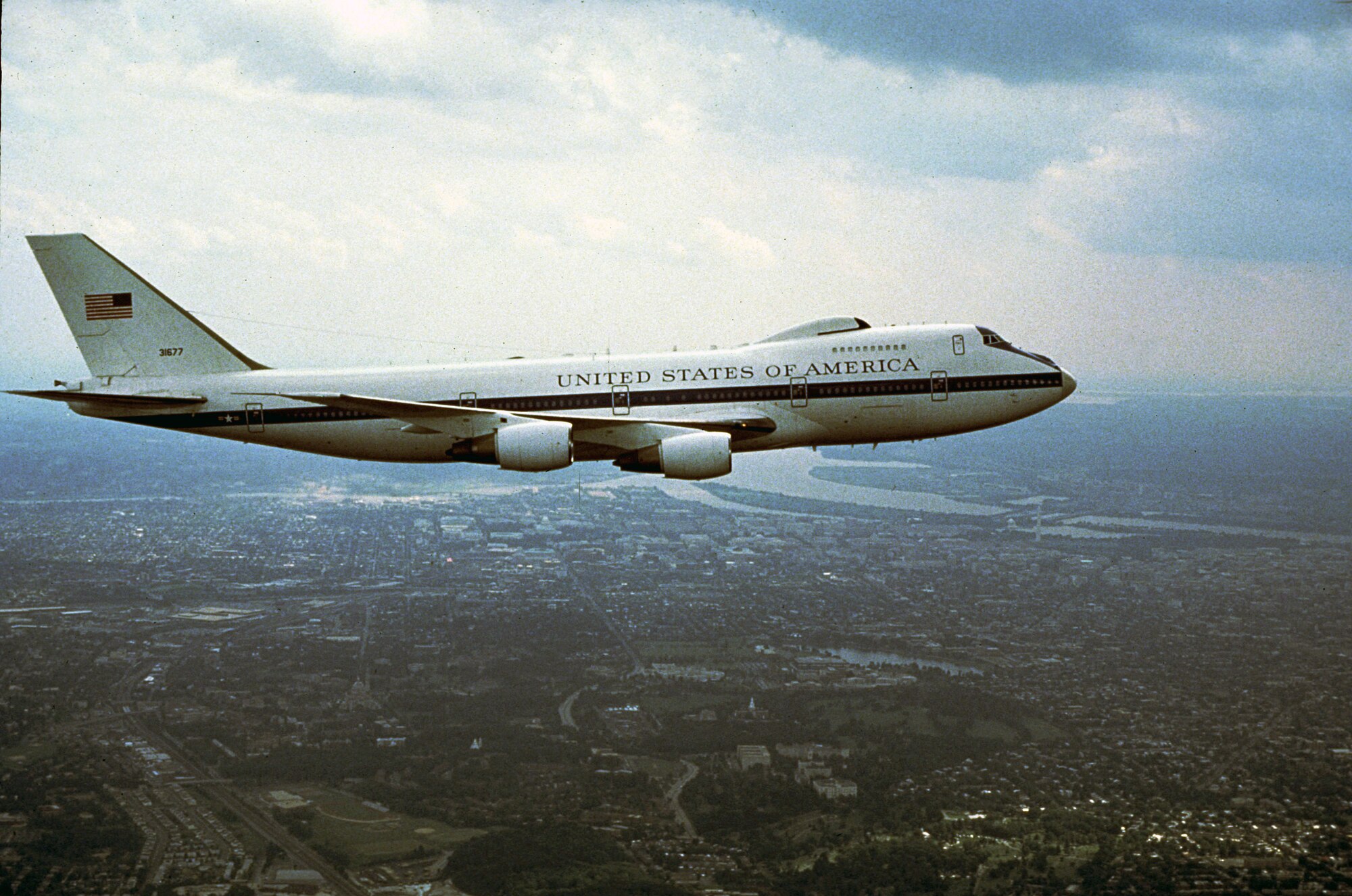The first E-4B model was delivered to the Air Force in January 1980. (U.S. Air Force photo)