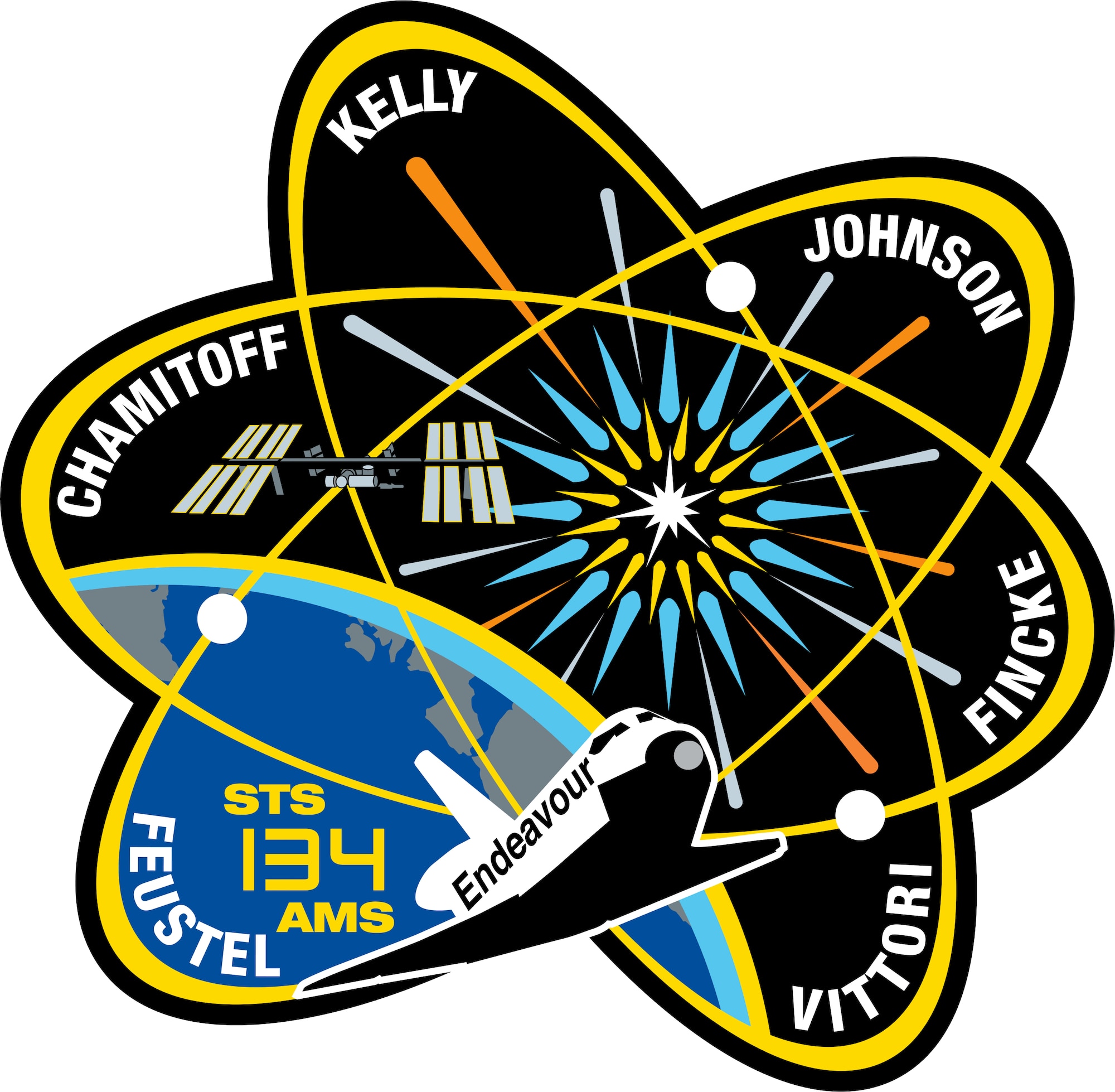 The patch for the space shuttle Endeavour's swansong mission Courtesy NASA