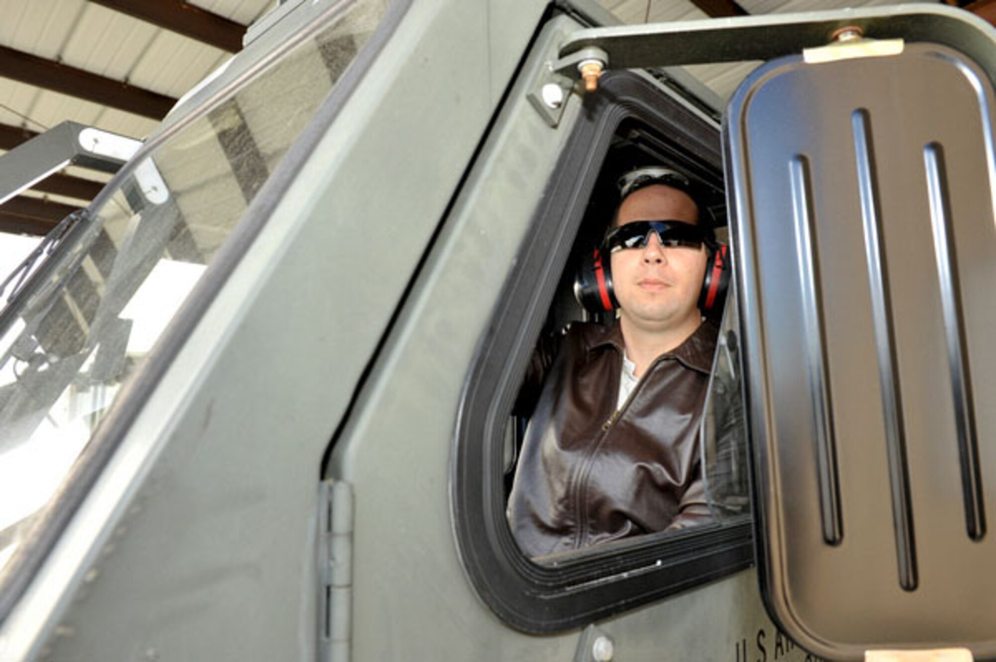 Gunar Moschner, a former senior airman who was severely injured while deployed to Qatar, now works with the 325th Mission Support Group at Tyndall Air Force Base, Fla.  Using the Air Force’s Wounded Warrior Employment Program, Mr. Moschner was able to get hired as an Air Force civil servant after he medically separated from the service.  A team of AFW2 professionals will ensure Mr.  Moschner receives the support and care he deserves for the rest of his life.  (U.S. Air Force photo/Jonathan Gibson)

