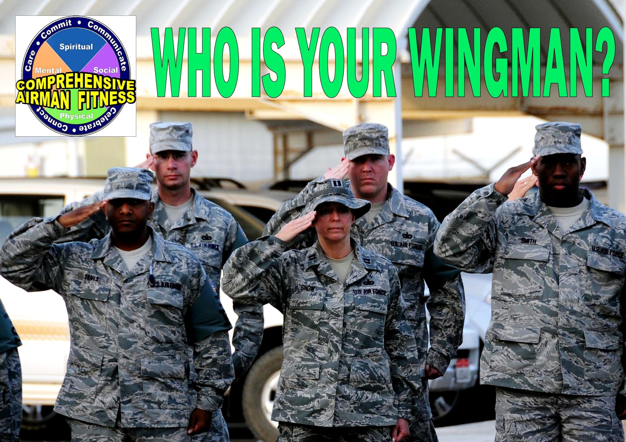 In Air Force Instruction 36-2618, The Enlisted Force Structure, it even states to Airmen they must “know and understand the wingman concept.” The concept, the instruction states, is about Airmen who take care of other fellow Airmen. “Being a good wingman means you share a bond with other Airmen. You can be counted on to support each other, in all situations, both on- and off-duty.” (U.S. Air Force Photo Illustration/Master Sgt. Scott T. Sturkol)
