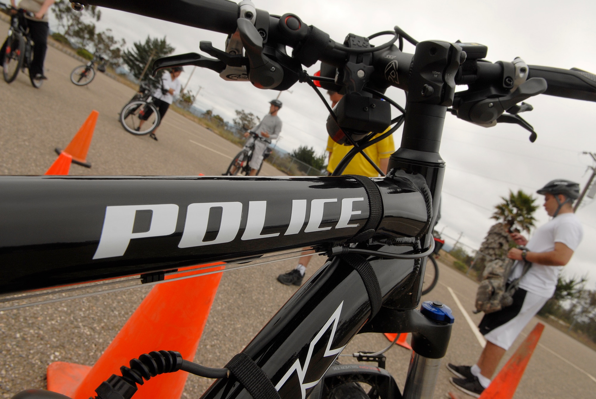 VANDENBERG AIR FORCE BASE, Calif. -- The 30th Security Forces Squadron Bike Patrol training begins here Tuesday, April 19, 2011.  The 30th SFS Bike Patrol training class is the first time in seven years to begin training bike patrolmen for the base. (U.S. Air Force photo/Staff Sgt. Andrew Satran) 
 
  