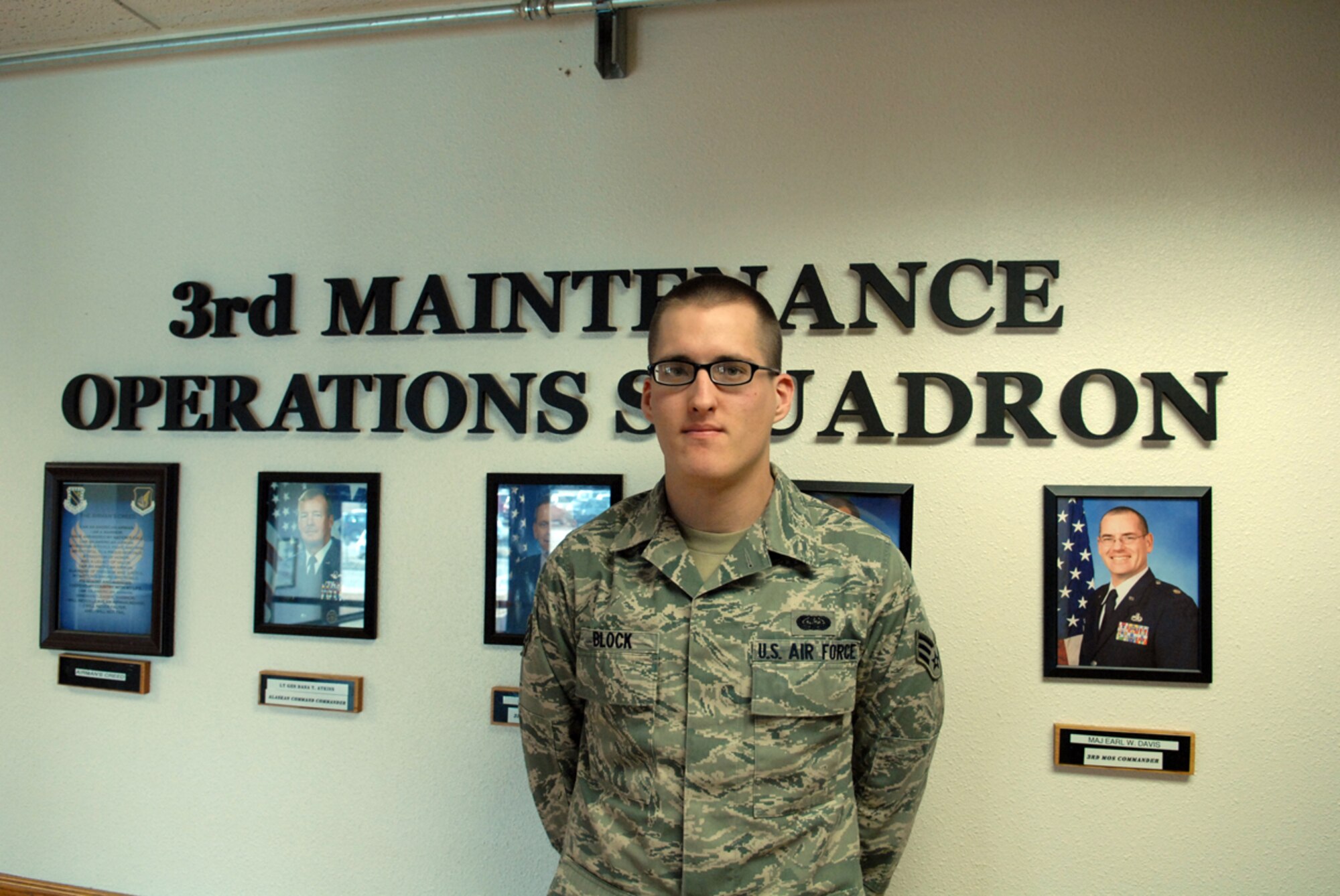 "It's integrity. It gets the job done," said Senior Airman Andrew Block 3rd Maintenance Operations Squadron. (U.S. Air Force photo/A1C Jack Sanders)