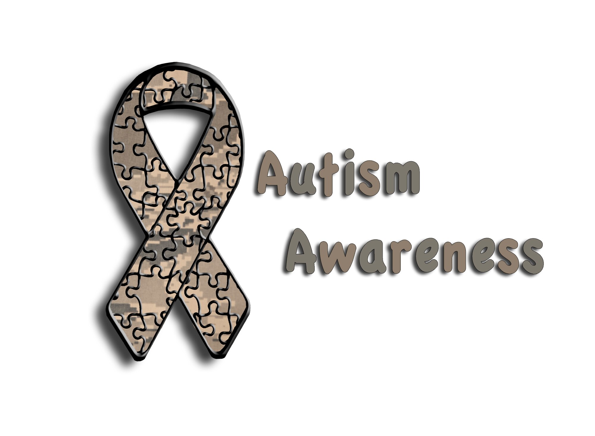 MOODY AIR FORCE BASE, Ga. -- With the frequent duty station changes and social challenges of military service, autistic military children often face additional challenges. Autistic children need a set routine, stability, and continuity of services and relationships which is hard to find in military life. The puzzle represents the mystery around the causes and understanding of autism. (U.S. Air Force illustration/Airman 1st Class Douglas Ellis)(RELEASED)
