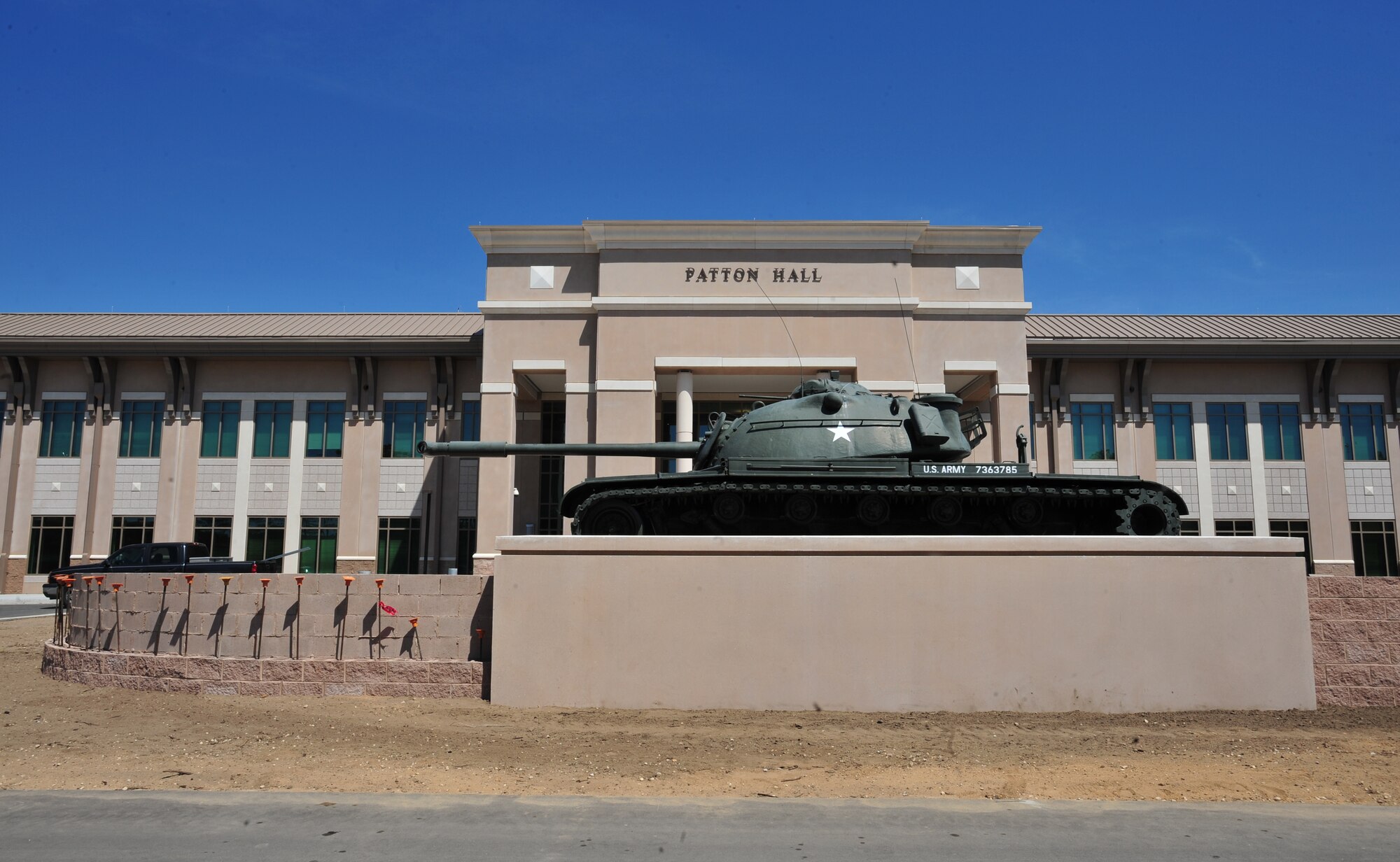 SHAW AIR FORCE BASE, S.C.- The Army Central command's building ribbon cutting is scheduled for May 20. The construction is scheduled to be finished in mid-July.  (U.S. Air Force photo/Airman 1st Class Tabatha Duarte (Released))